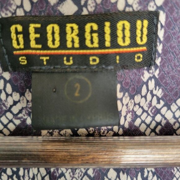 Georgiou Studio Jacket size 2 made in France - Picture 3 of 8